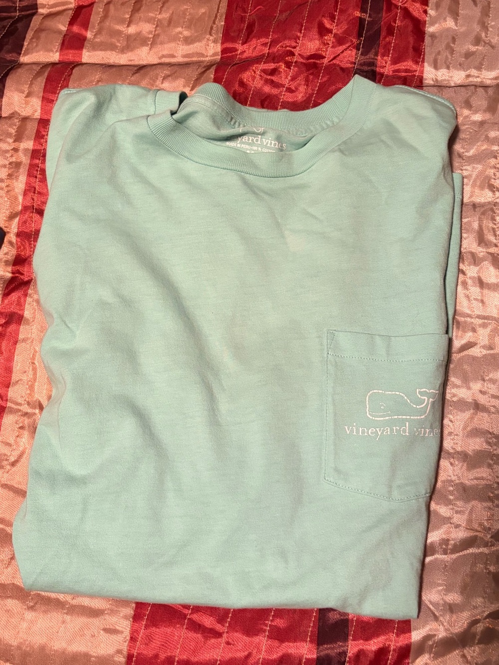 Vineyard Vines Men's Long Sleeve Pocket Tee - Seafoam
